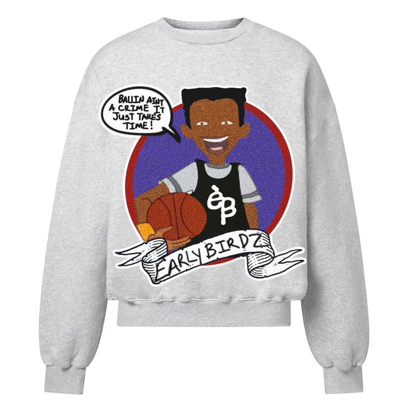 ballin ain&#39;t a crime crewneck
